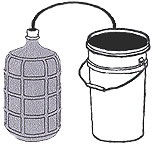 After 14 days total, transfer to a bottling bucket. Add corn sugar (3/4 cup) or Dry Malt Extract <D.M.E.> (1 1/4 cups) boiled in 1 cup of water for 2 - 5 minutes.
